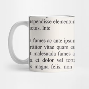 new paper clipping Mug